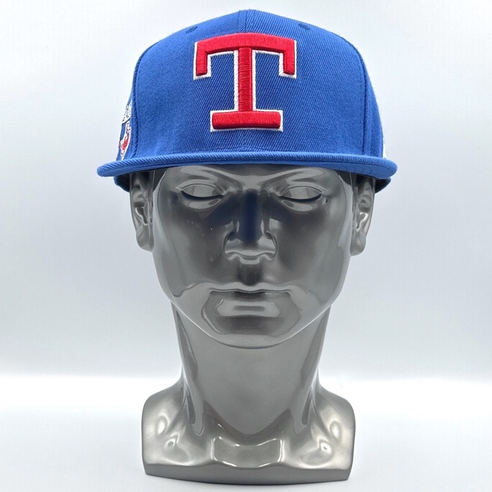 Texas Rangers New Era 9FIFTY Snapback Hat Blue Big League Chew Side Patch Cap
